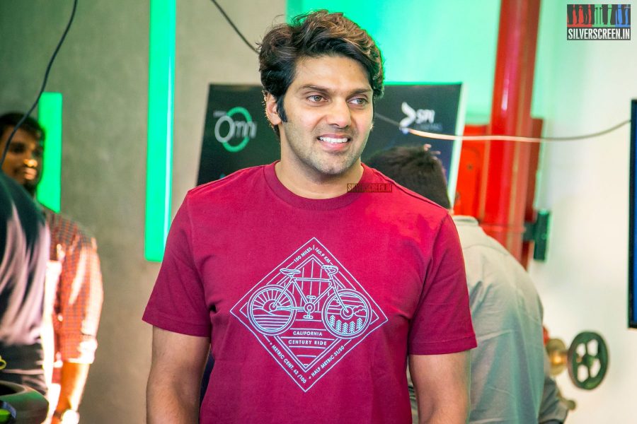 Arya At The Launch Of A VR Game In Chennai