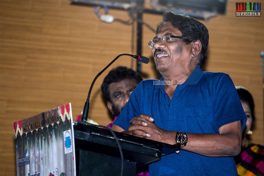 P Bharathiraja At The 'Thirumanam' Audio Launch