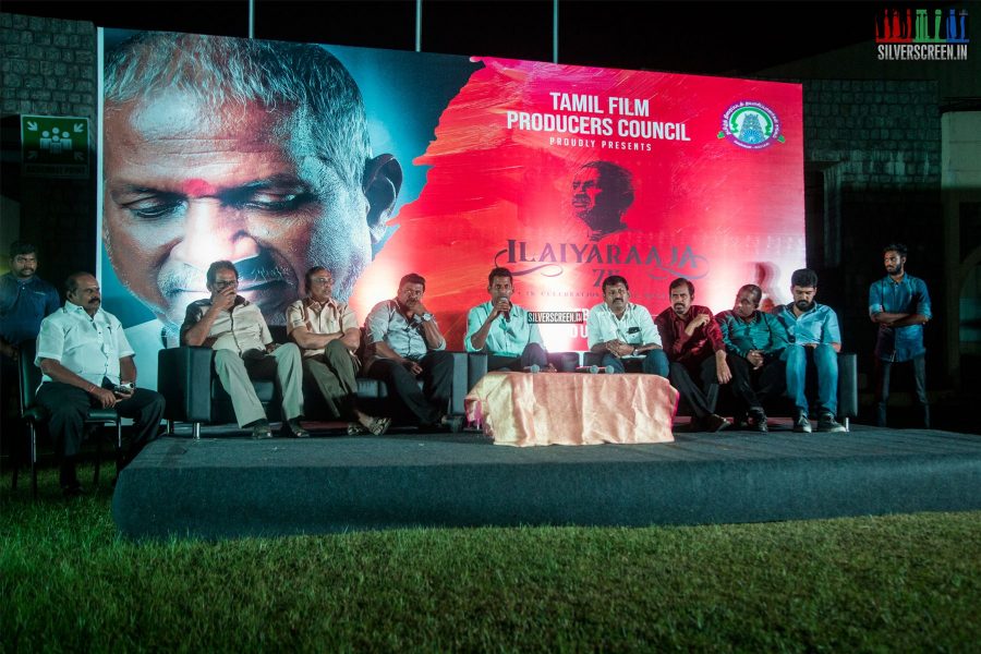 Ilaiyaraaja At The TFPC Press Meet Held Ahead Of The 'Ilayaraaja 75' Concert