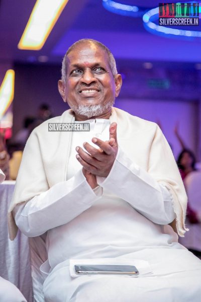 Ilaiyaraaja Presents 'Kaliyuga Karnan' Award to Kalaimamani Abirami Ramanathan