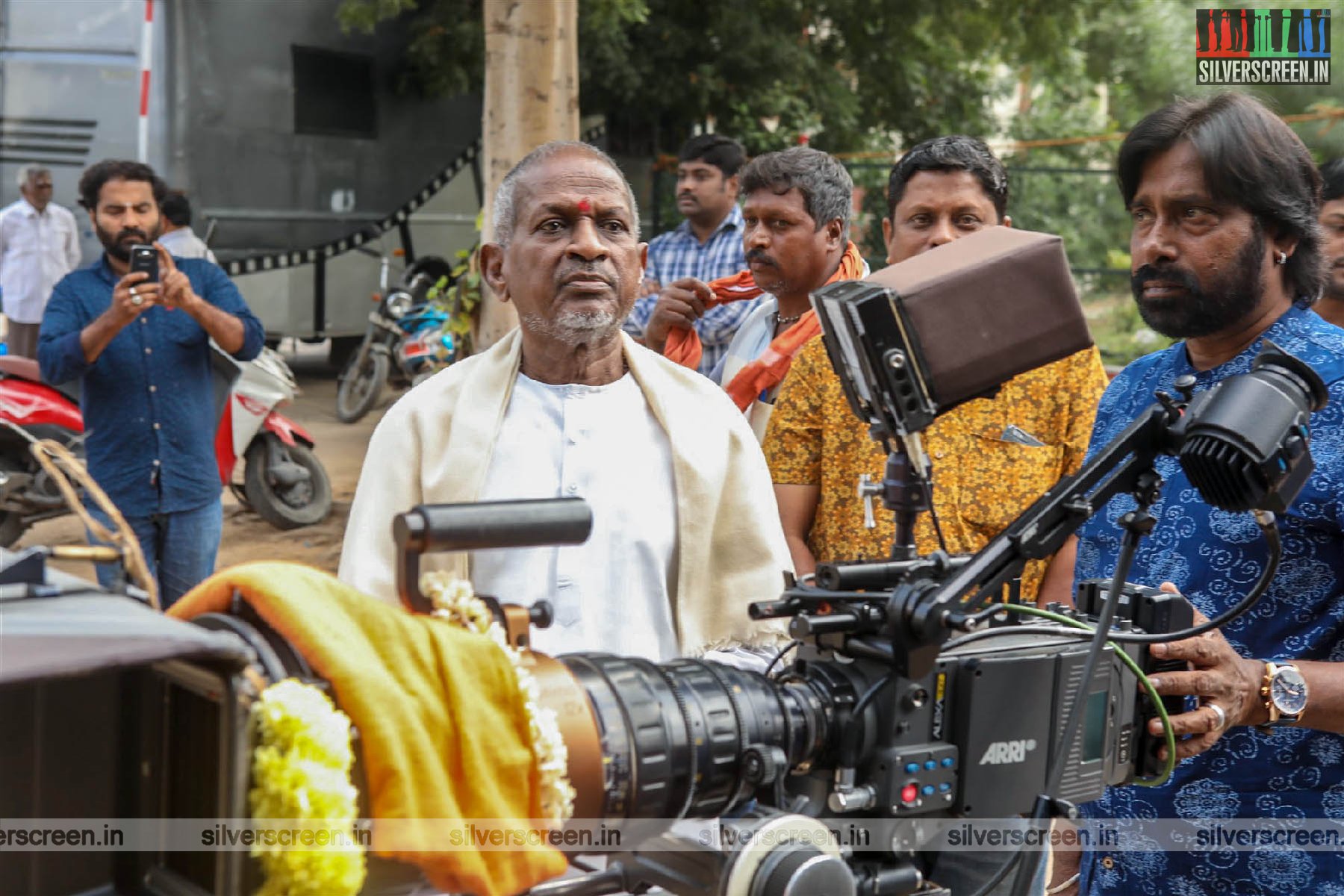 Ilaiyaraaja, Vijay Antony At The 'Tamilarasan' Movie Launch