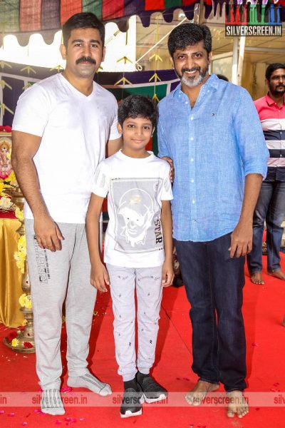Ilaiyaraaja, Vijay Antony At The 'Tamilarasan' Movie Launch