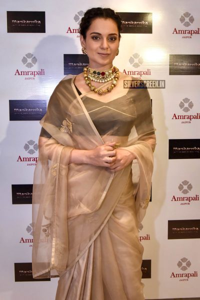 Kangana Ranaut At The Launch of 'Manikarnika–The Queen Of Jhansi' Jewellery Collection