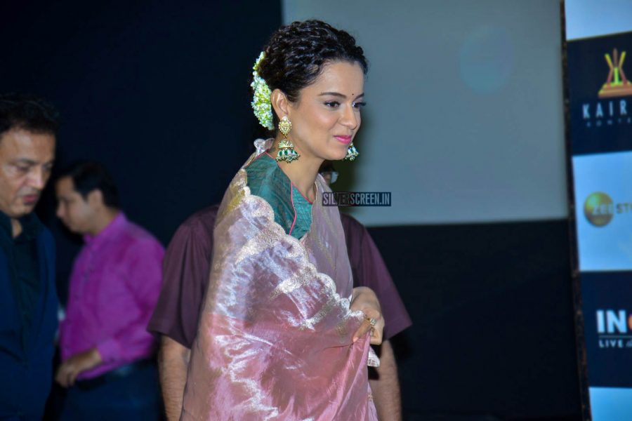 Kangana Ranaut At The Manikarnika - The Queen Of Jhansi Telugu Trailer Launch