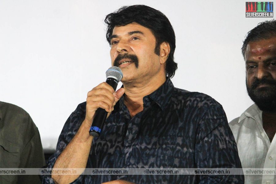 Mammootty At The 'Peranbu' Premiere