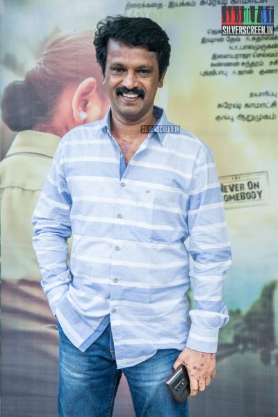 Cheran At The 'Miga Miga Avasaram' Trailer Launch