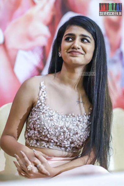 Priya Prakash Varrier At The 'Oru Adaar Love' Press Meet