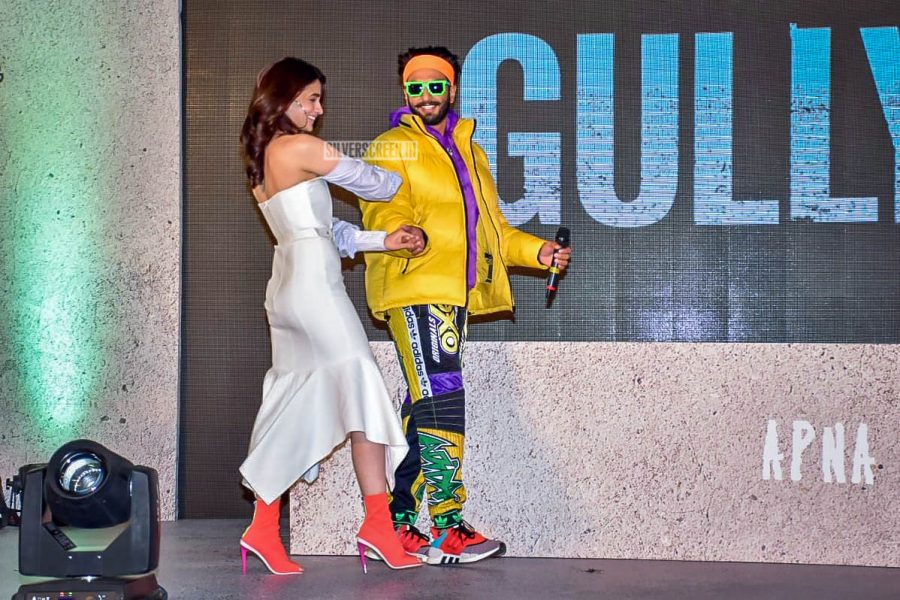 Ranveer Singh, Alia Bhatt At The 'Gully Boy' Trailer Launch