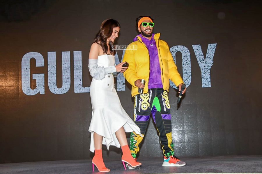 Ranveer Singh, Alia Bhatt At The 'Gully Boy' Trailer Launch