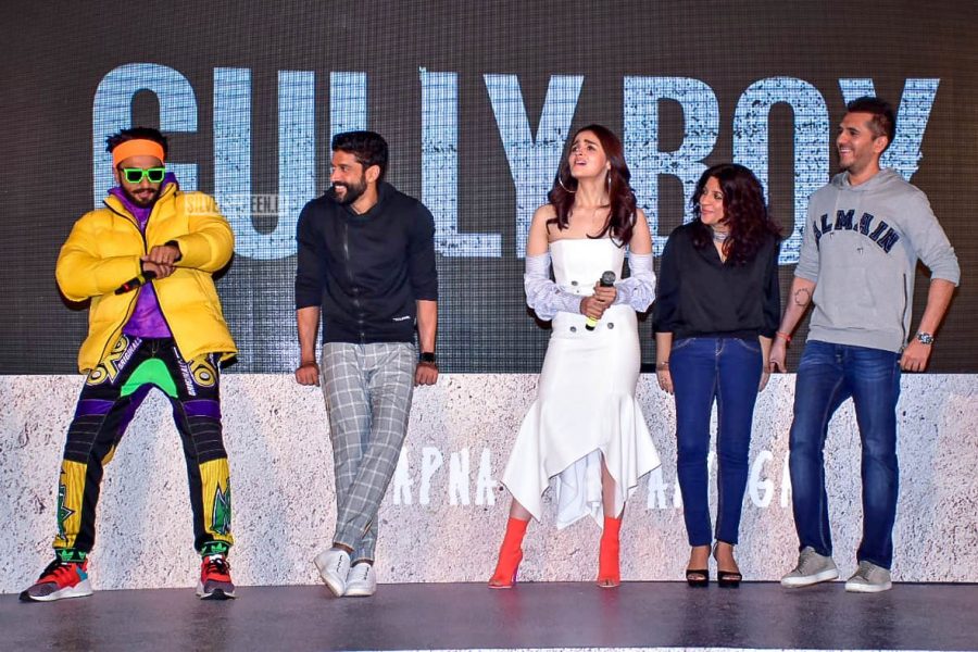 Ranveer Singh, Alia Bhatt At The 'Gully Boy' Trailer Launch