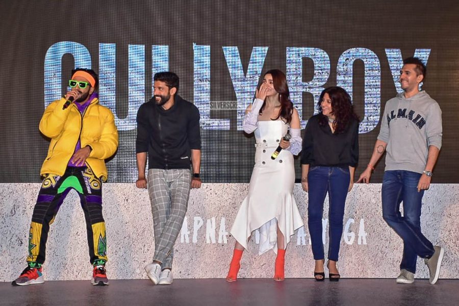 Ranveer Singh, Alia Bhatt At The 'Gully Boy' Trailer Launch