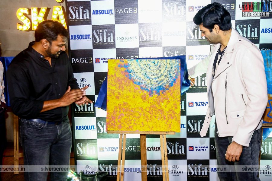 Ganesh Venkatraman At The Launch of 'Designer Paint Series'