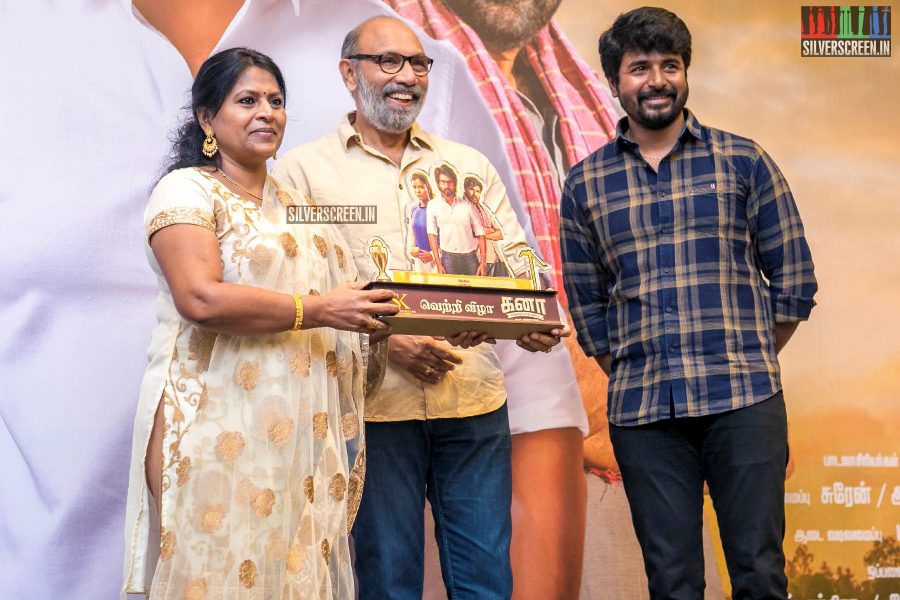 Sathyaraj, Sivakarthikeyan At The 'Kanaa' Success Meet