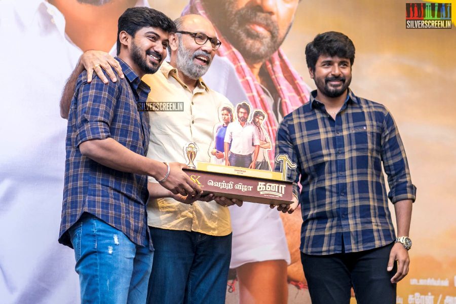 Sathyaraj, Sivakarthikeyan At The 'Kanaa' Success Meet