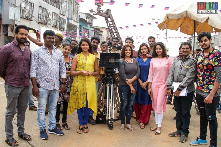 Varalaxmi Sarathkumar, Aishwarya Dutta, Ashna Zaveri At The 'Kannitheevu' Movie Launch