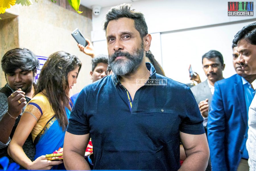 Vikram At The Launch Of A Fitness Gym In Chennai