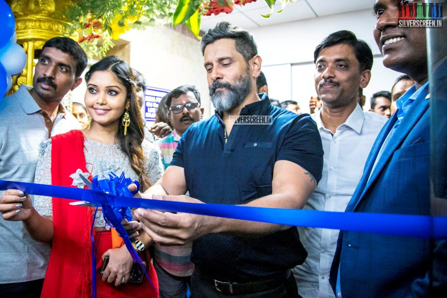 Vikram At The Launch Of A Fitness Gym In Chennai