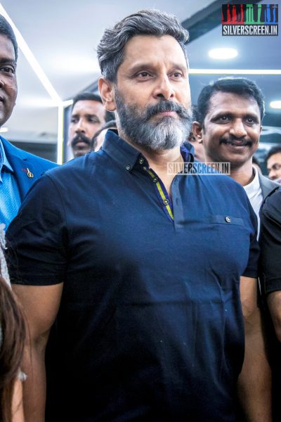 Vikram At The Launch Of A Fitness Gym In Chennai