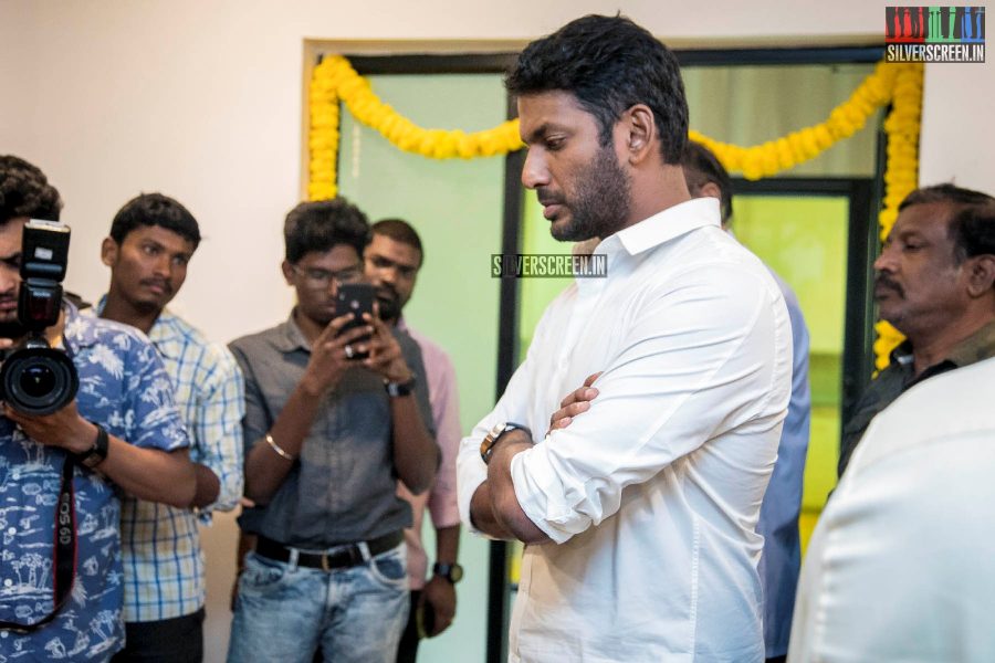 Vishal At The Launch Of TFPC Microplex's - Mastering Unit
