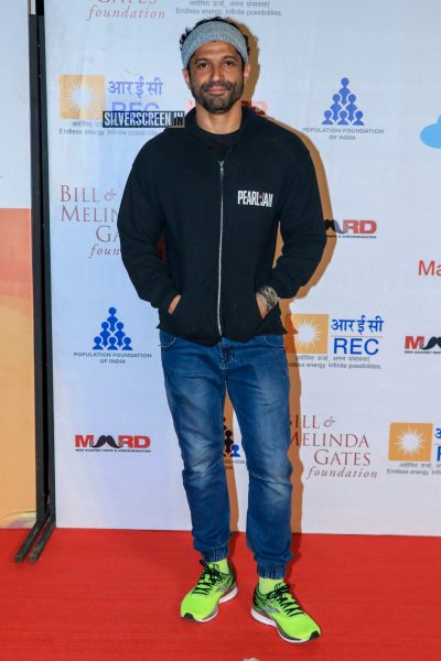 Farhan Akhtar At Population Foundation Of India's Event