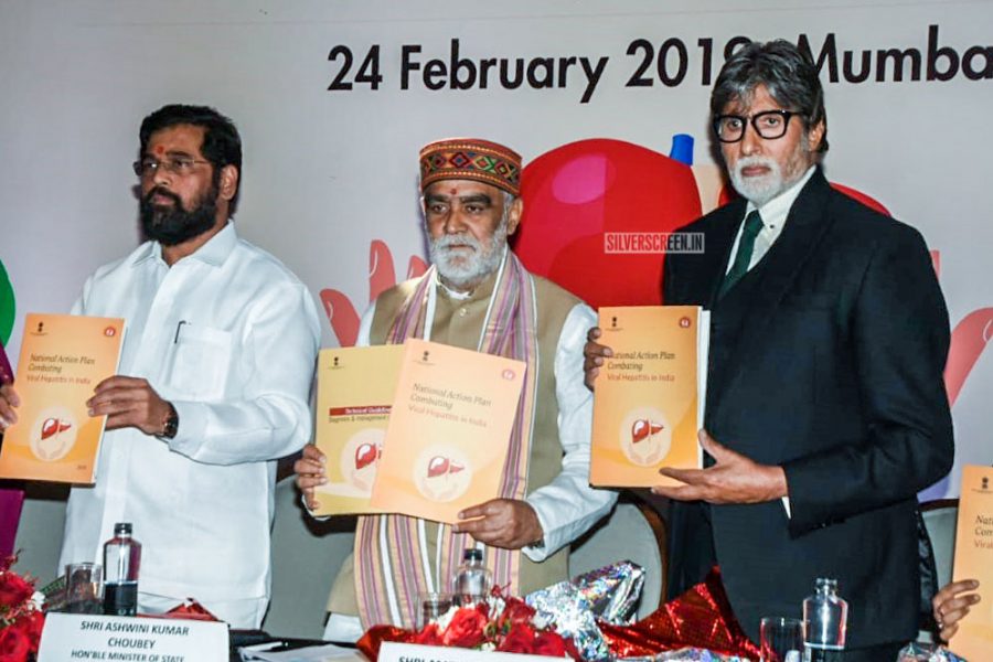 Amitabh Bachchan At National Viral Hepatitis Control Awareness Event