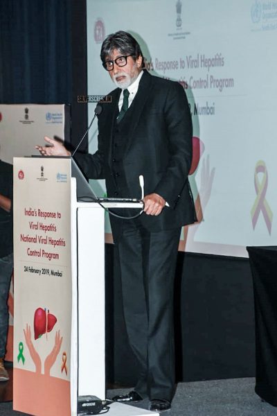 Amitabh Bachchan At National Viral Hepatitis Control Awareness Event