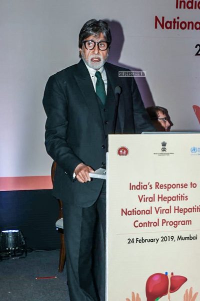 Amitabh Bachchan At National Viral Hepatitis Control Awareness Event