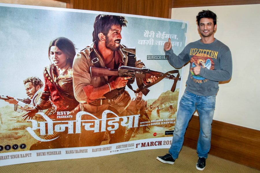 Sushant Singh Rajput At The 'Sonchiriya' Press Meet