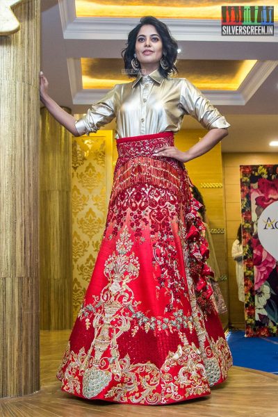 Bindu Madhavi At The Launch Of A Bridal Wear Collection In Chennai