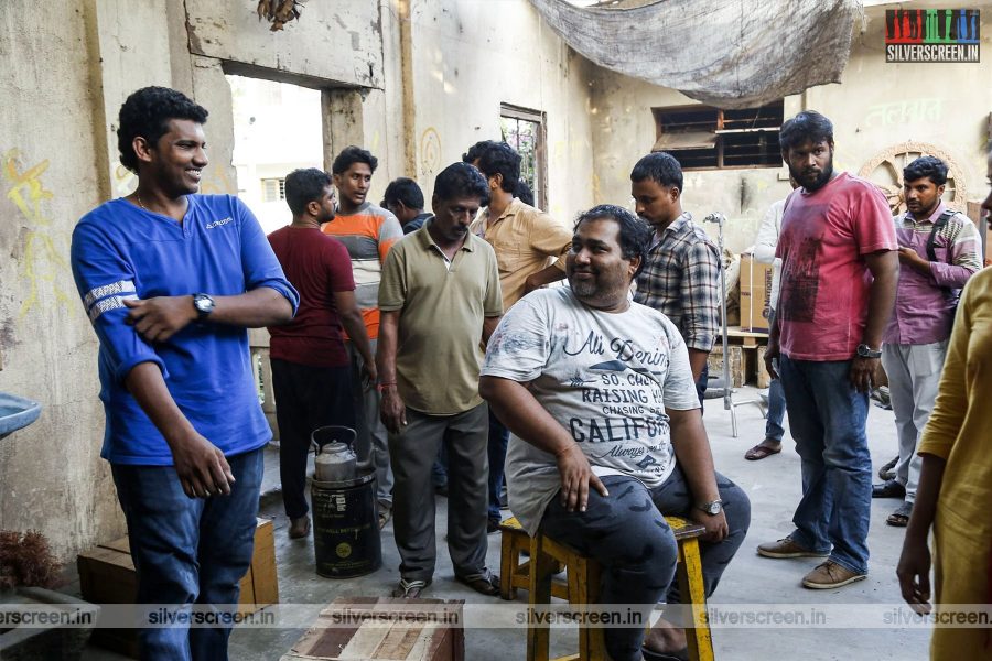 CV Kumar On The Sets Of Gangs Of Madras