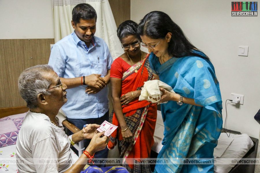 Gouthami Tadimalla At A Cancer Hospital in Chennai On World Cancer Day