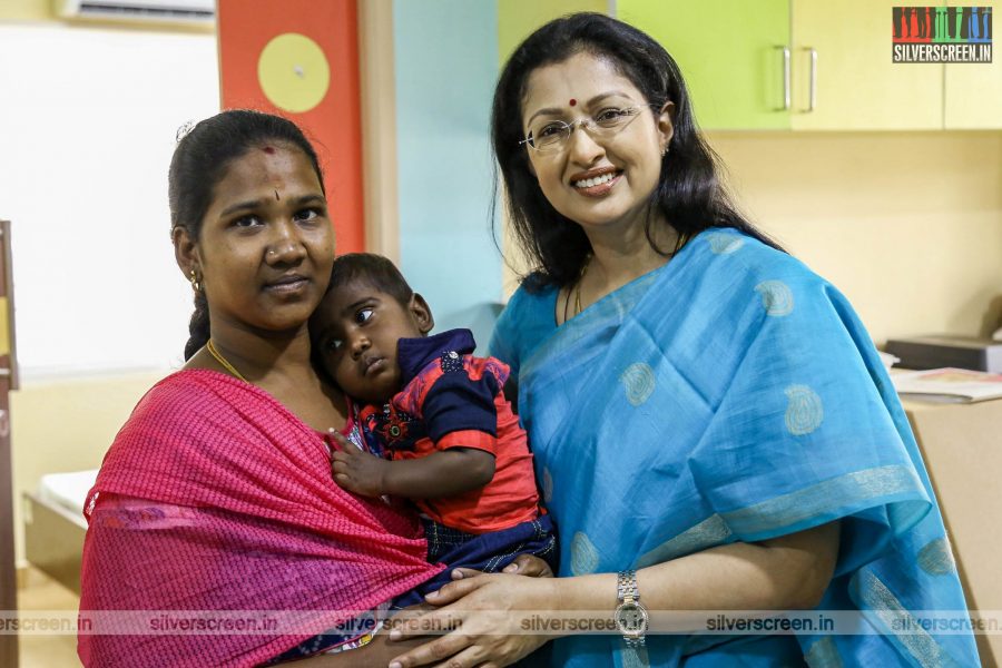 Gouthami Tadimalla At A Cancer Hospital in Chennai On World Cancer Day