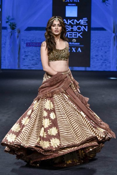 Kriti Kharbanda Walks The Ramp For Sukriti Aakriti At Lakme Fashion Week Summer/Resort 2019