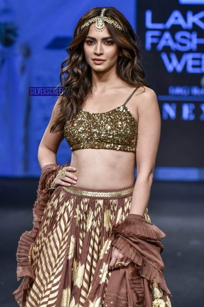 Kriti Kharbanda Walks The Ramp For Sukriti Aakriti At Lakme Fashion Week Summer/Resort 2019