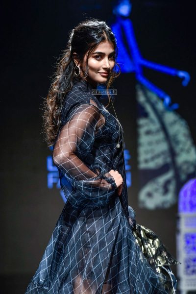 Pooja Hegde Walks The Ramp For Saaksha And Kinni At Lakme Fashion Week Summer/ Resort 2019