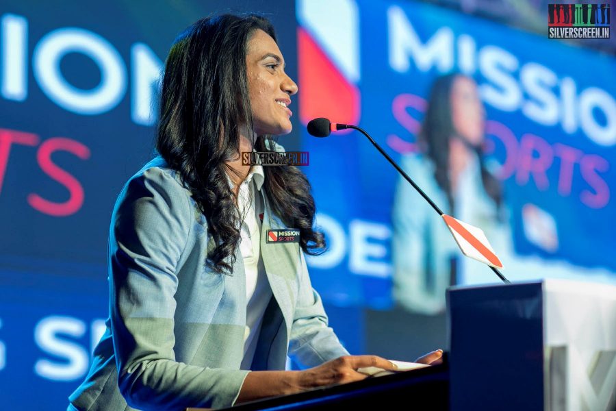 PV Sindhu  At The Launch Of A Sports Education Program