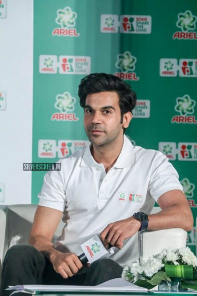 Rajkummar Rao At The Ariel’s Sons Share The Load Event