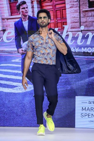 Shahid Kapoor Walks The Ramp For Marks & Spencer Spring Collection