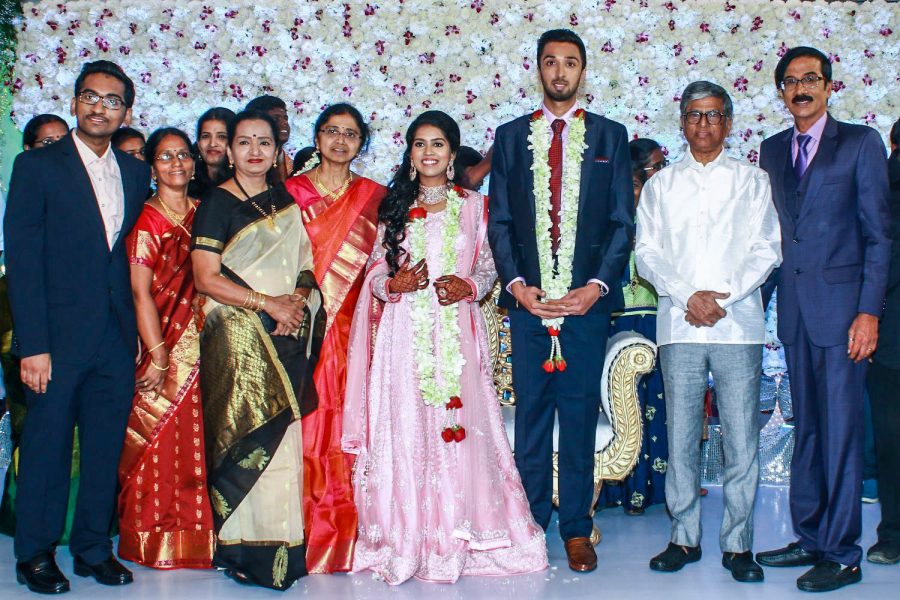 SA Chandrasekhar At Harish-Priya Wedding Reception