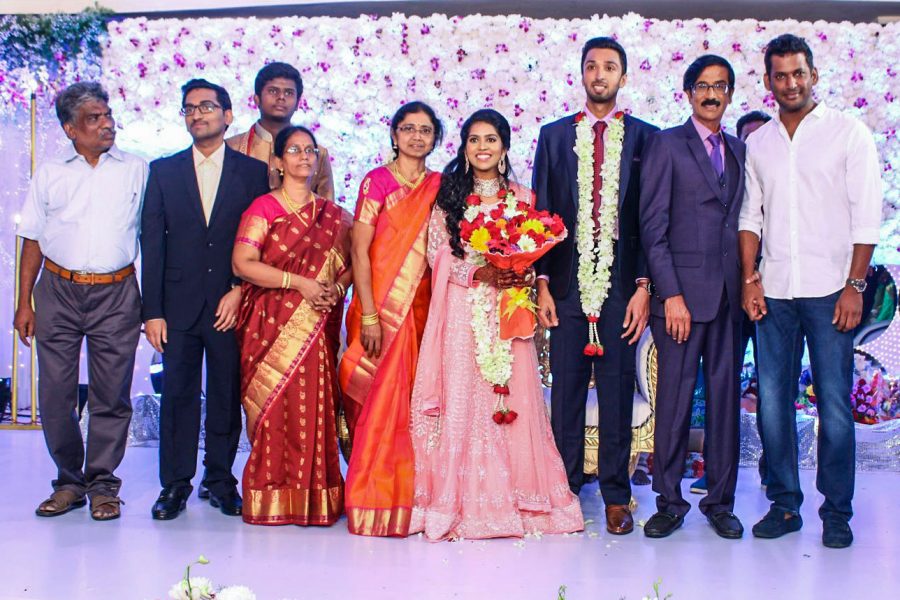 Vishal At Harish-Priya Wedding Reception