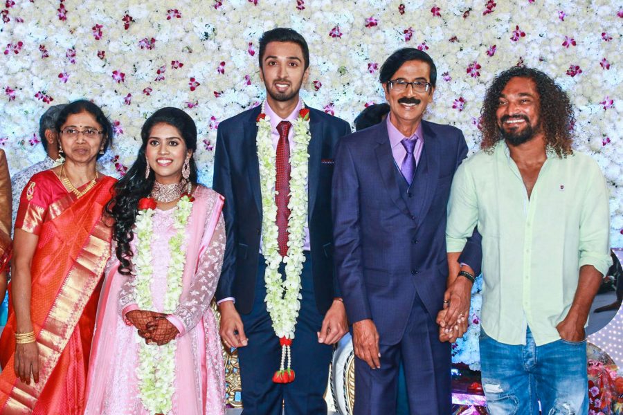 Stunt Silva At Harish-Priya Wedding Reception