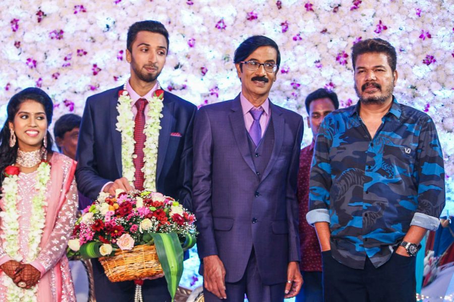 Shankar At Harish-Priya Wedding Reception