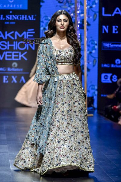 Mouni Roy Walks The Ramp At Lakme Fashion Week Summer/ Resort 2019