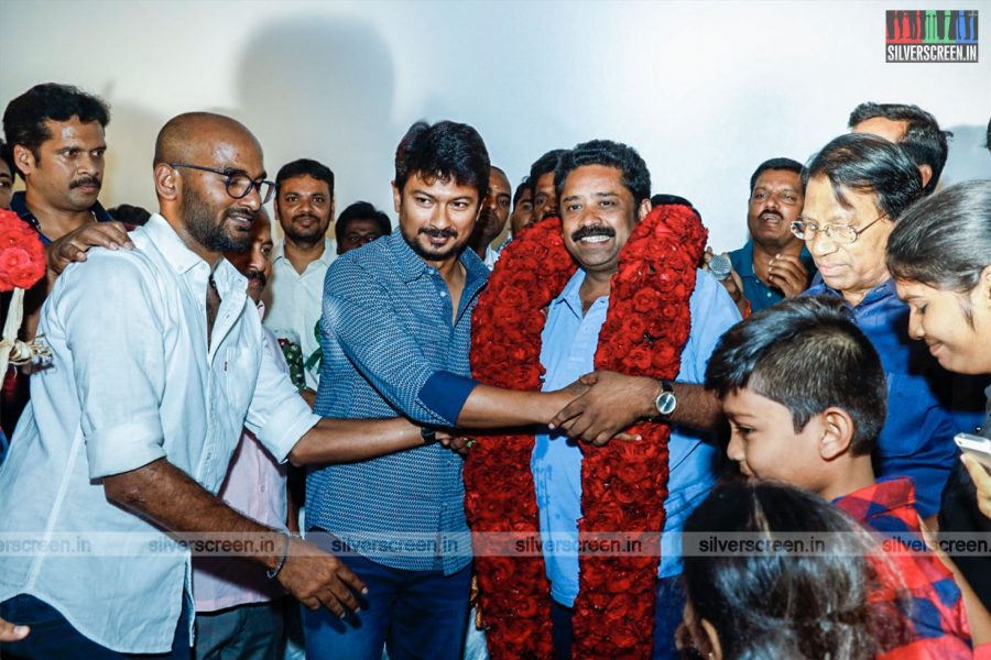 Udhayanidhi Stalin, Seenu Ramasamy At The 'Kanne Kalaimaane' Sucess Meet