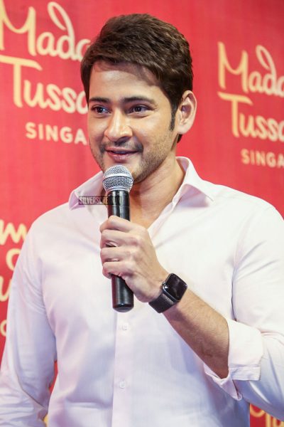 Actor Mahesh Babu Meets His Match At The Madame Tussaud's Wax Museum In Singapore