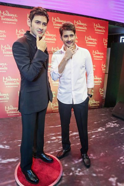 Actor Mahesh Babu Meets His Match At The Madame Tussaud's Wax Museum In Singapore
