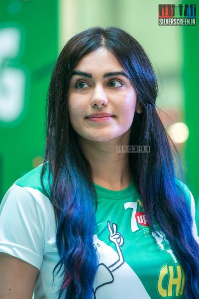 Adah Sharma And Popular Mascot Launches Soft Drink Brand's New Campaign At Chennai.