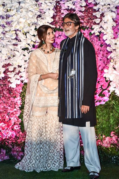 Amitabh Bachchan At The Akash Ambani And Shloka Mehta Wedding Reception