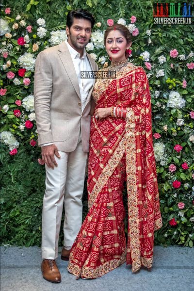 Arya And Sayyeshaa Wedding Reception Photos