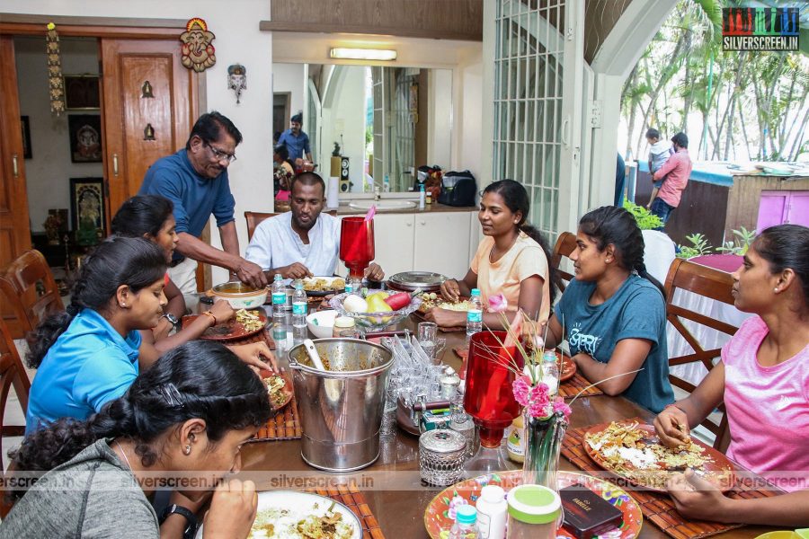 Bharathiraja, Suseenthiran Organises A Feast For All Kabbadi Sportswomen In 'Kennedy Club'